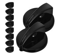 10 Pièces Bouton de Commande pour Ventilateur, Réglage Vitesse | ABS Noir, Design Léger Minuterie, Compatible Ventilateurs Muraux et Usage Maison ou Bureau
