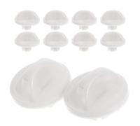 10 Pièces Bouton de Minuterie pour Ventilateur, 3,3cm, Tige 6mm | Remplacement Blanc, Réglage Précis et Installation Facile, pour Ventilateur Colonne ou Bureau