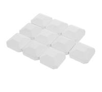 10 Pièces Briquettes de Cordiérite pour Barbecue à Gaz, Pièces de | Blanches, Rétention Thermique, Chaleur Uniforme, Réduisent les Flambées, pour Gril Extérieur, Cheminée Intérieure, Camping