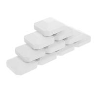 10 Pièces Briquettes de Rechange en Cordiérite pour Gril à Gaz et | Rétention Thermique, Distribution Homogène Chaleur, Format Blanc 5x5cm, Cuisson au Patio Extérieur