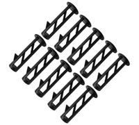 10 Pièces Broche de Charnière en Plastique 80l Robuste Noir | Installation Facile, Structure Renforcée Épaisse, Fonctionnement Silencieux, Usage Extérieur Jardin Bureau