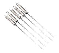 10 Pièces Brochette de Barbecue, Poignée Résistante à Chaleur | Camping et Pique-niques, Facile à Suspendre et Ranger, Légumes, Viande, Fruits de Mer