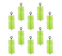10 pièces brosses de filtre d ' étang à poissons professionnelles brosse de nettoyage d ' écumoire facile à utiliser pour l ' entretien quotidien d ' étang de de jardin brosse d ' aquarium en acier