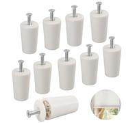 10 Pièces Butée Volet Roulant 40mm avec Vis Et Rondelles pour Butée Volets Roulants et Stores, Résistant et Durable, Sécurité Durable Butée Volet Roulant, Pas Besoin d’Outils Compliqués