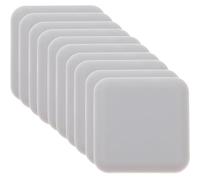 10 Pièces Butoir de Porte Rond en Plastique, Protecteur Mural | Portes de Réfrigérateur, Usage Salle de Bain et Extérieur, Protège les Murs