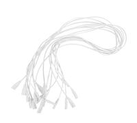 10 pièces Câble de Connexion, Double Extrémité 2 broches | Cordon D’Extension Blanc en Plastique, Liaison Entre Luminaires, Usage Atelier et Entrepôt