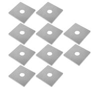 10 Pièces Cache Décoratif Bride à Paroi Fendue Autocollante | Solution Moderne pour Cacher Trous de Tuyaux de Radiateur, Finition Élégante sans Joint, Isolation Thermique