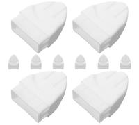 10 Pièces Capuchons de Poteaux de Clôture 20x40 en Plastique | Bordures de Massif et Poteaux, Installation Facile, Effet Décoratif, Protège les Extrémités