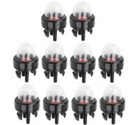 10 Pièces Carburateur Bulle D'huile Essence Snap In Apprêt Ampoule De Carburant Kit De Pompe Pour Tronçonneuses Tondeuse Carburateur Ampoule