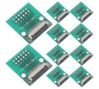 10 Pièces Carte de Conversion Fpc 12p 2,54/1,0 pour Câble Plat | PVC et Étain, Format Compact Peu Encombrant, Raccordement vers Prototypes, Réparation Électronique et Ingénierie Matérielle