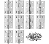 10 Pièces charniere porte, Charniere inox,Charnière invisible,Porte placard/Petites portes / Tiroirs / Fenêtres / Pianos / Coffret