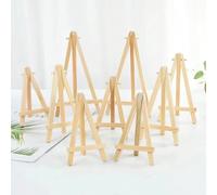 10 pièces Chevalet mini en bois Trépied de présentation de table de mariage Support de carte Porte-peinture Artisanat Trépied 9*16cm-5 pièces,9*16cm-10 pièces,11*19cm-5 pièces,11*19cm-10 pièces,8*15cm