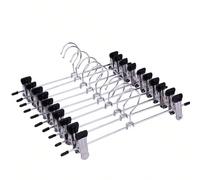 10 pièces Cintres à pantalon en métal, Porte-vêtements en fil d'acier multifonction réglable et résistant 5 pièces,1 pièces,10 pièces,40cm 30 pièces,35cm 30 piècesAlliage de fer