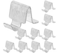 10 Pièces Clips de Support D’étagère Réglables | Armoire, Bureau et Bibliothèque, Design Léger, Multifonction, Lot de Fixation, Usage Intérieur