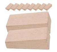 10 Pièces Coin en Bois pour Houe à Main, Accessoires de Jardinage | Pièces de Rechange pour Réparation, Fixation de Manche, Usage Jardinage et Outils à Main, Beige