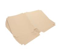 10 Pièces Couverture Adhésive pour Livre en Papier Kraft 43x30 CM | Protection Anti-rayures, Étiquette Inscriptible, Style Vintage Rétro, pour Livres Brochés et Cartonnés