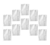 10 Pièces Couverture de Livre Réutilisable Transparente en PVC | Finition Mate Antireflet, Bords Élastiques Souples, pour Cahiers, Manuels Scolaires et Bureau