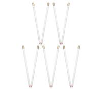 10 Pièces Crayon Gomme à Dessin Blanc en Bois, Correction Précise | Effaçage Non Abrasif, Prise en Main Facile, pour Projets D'art et Dessin, Adapté Étudiants
