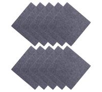 10 Pièces Dalles de Moquette en Polyester, Faciles à Nettoyer | Pose Adhésive, Résistantes à L’usure, du Bruit, pour Salon et Salle de Classe