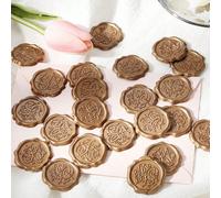 10 pièces d'autocollants de scellage d'enveloppe DIY, scellage d'emballage de cadeau fait main, impression de peinture, également appelés autocollants d'impression de peinture double face 50 pièces,en