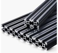 10 pièces de rail linéaire anodisé en aluminium extrudé 2020 avec rainure en T de 1500 mm (59 pouces)