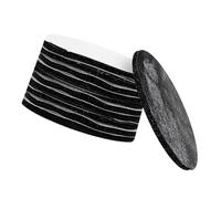 10 pièces de ruban adhésif Double face rond, crochet, Black | Patchs adhésifs ronds à forte adhérence, pour sécuriser les housses de meubles et les tissus décoratifs, les