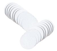 10 pièces de ruban adhésif Double face rond, crochet, White | Patchs adhésifs ronds à forte adhérence, pour sécuriser les housses de meubles et les tissus décoratifs, les