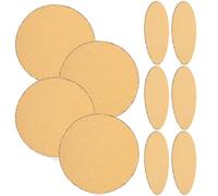 10 Pièces Disque de Ponçage Adhésif 150mm Grain 100 pour Ponceuse | Papier de Verre Orange, Abrasion Grossière et Polissage Initial, Lot Unitaire pour Accessoires Compatibles