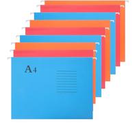 10 Pièces Dossier de Fichiers A4 en Papier, Suspendu, Résistant | Accès Facile aux Contenus, Étiquette de Classement Incluse, Usage Maison et Bureau, Couleur Aléatoire Style Aléatoire