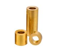 10 pièces Douille en laiton M3/M4/M5/M6/M7/M8, entretoise ronde creuse sans filetage, longueur 2-20mm, M3x5x6mm(20pcs)