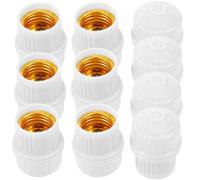 10 Pièces Douille Vintage Suspendue E27 Bornes, Support Lampe PC | Accessoires Lumineux, Culot D'ampoule, Pièces de Support de Lampe, Style Rétro Simple pour Salle à Manger
