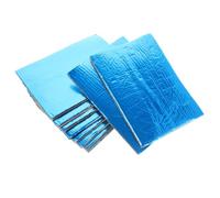 10 pièces Écran Thermique Auto-Adhésif Bleu 25x18,5x0,5cm pour Capot auto | Aluminium, Caoutchouc et Plastique, Isolation Acoustique, Confort Quotidien, Atelier, Compartiment Moteur