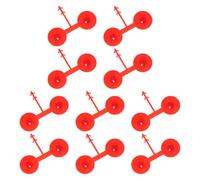 10 Pièces Embout de Pulvérisation en Éventail pour Mousse, Buse Plate | Canaux Internes Optimisés, Parois Lisses, Largeur Réglable, Étanchéité Renforcée, pour Plinthes, Travaux Domestiques