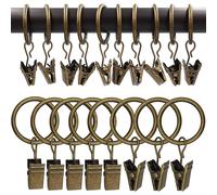 10 pièces En Acier Inoxydable Rideau Anneau Clip Taille UniqueAcier inoxydable