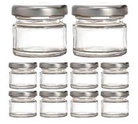 10 pièces encrier scellé mini bouteilles en verre 25 ml récipients de bouteille d'encre transparente avec couvercles à vis pour support de plume oblique support vide stylo à encre pots puits d'e