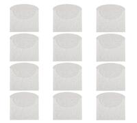 10 Pièces Enveloppe Translucide Prépliée 6,4x4,9 Pouces | Papier Vélin Blanc, Finition Lisse et Élégante, pour Cartes de Vœux et Fête