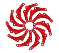 10 Pièces Équerre D'angle Renforcée pour Escabeau Pliant, Fer | Support de Ladder, Conception Épaissie, Rangement Facile, Compatible Nombreux Modèles, Accessoires