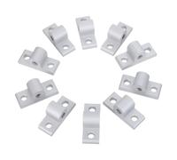 10 Pièces Équerre de Fixation en Aluminium Extrudé pour M6 | Support Argenté, Usage Robotique et Équipement Industriel, Résistance Constante, Pose Simple et Polyvalente