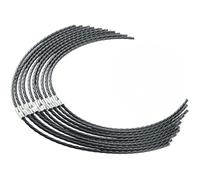 10 Pièces Fil de Coupe Extra Résistant,pour Fil Débroussailleuse Bosch F016800431 Bobine de Fil pour AFS 23-37 Filetage(37cmx3,5 mm)