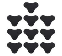 10 pièces Fixation Antidérapante pour Tapis et Paillassons, Lavable, noir | PU et PVC, Format 8,8x7x0,2cm, pour Chambres et Entrées, Usage Familial