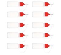 10 Pièces Flacon Applicateur Souple PE à Embout Fin | Contrôle Précis, Remplissage Facile, Usage Bricolage et Peinture, Bouteille Vide Réutilisable, Format Pratique