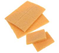 10 Pièces Gomme Adhésive Orange en Caoutchouc | Outil Compact, Retire Résidus de Colle et Traces D’aquarelle, Usage Loisirs Créatifs et Cartes