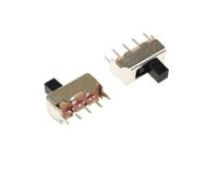 10 Pièces Interrupteur À Glissière Bascule alimentation Simple Et Double Rangée Deuxième Vitesse Coulissante Horizontale Insertion Directe Troisième for Les Projets De Bricolage