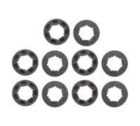 10 Pièces Jante de Pignon 3/8 7t en Métal Bruit et Vibrations | Transmission de Puissance Fluide, Largement Compatible, Accessoire Solide pour Équipement de Tronçonneuse