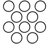 10 Pièces Joint Conique en Caoutchouc Noir, Étanchéité Rapide | Bague Individuelle, Usage Salle de Bain et Rénovation, pour Bouchons de Vidange et Tuyaux PVC