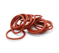 10 pièces joint d'anneau en Silicone rouge CS 2mm OD 5 ~ 90mm joint torique joint en caoutchouc autocuiseur joint torique alimentaire joint à haute température ( Color : 10Pcs , Size : OD 58mm ID 54mm