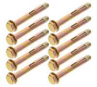 10 Pièces Kit de Boulons D’ancrage à Expansion M8x80 | Écrous et Rondelles Inclus, Diamètre 10mm, Tige 8mm, pour Climatiseurs et Chauffe-eau