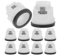 10 Pièces Kit de Clapet Anti-retour pour Siège de Valve Pp Blanc | Pièce de Remplacement, Régule le Débit D’eau, Compatible Modèles de Lave-auto