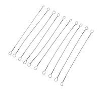 10 Pièces Lame de Scie à Fil Lame de Scie à Fil élevé Lames de Scie à Chantourner Dents en Acier au Carbone Mini Scie à Fil pour Couper les Bois Tendres et les Plastiques 150 Mm