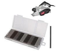 10 Pièces Lames de Raboteuse 82mm rabot electrique 82x5.5x1.1mm raboteuse electrique,raboteuse stationnaire pour Machines De Travail du Bois, Rabots MAKlTA, B osch